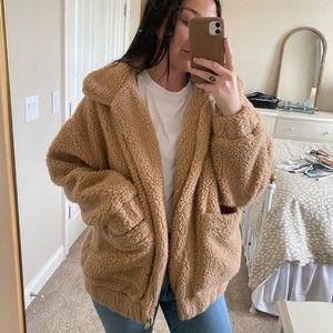 I AM GIA teddy coat